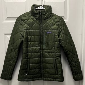 Patagonia Olive Quilted Jacket